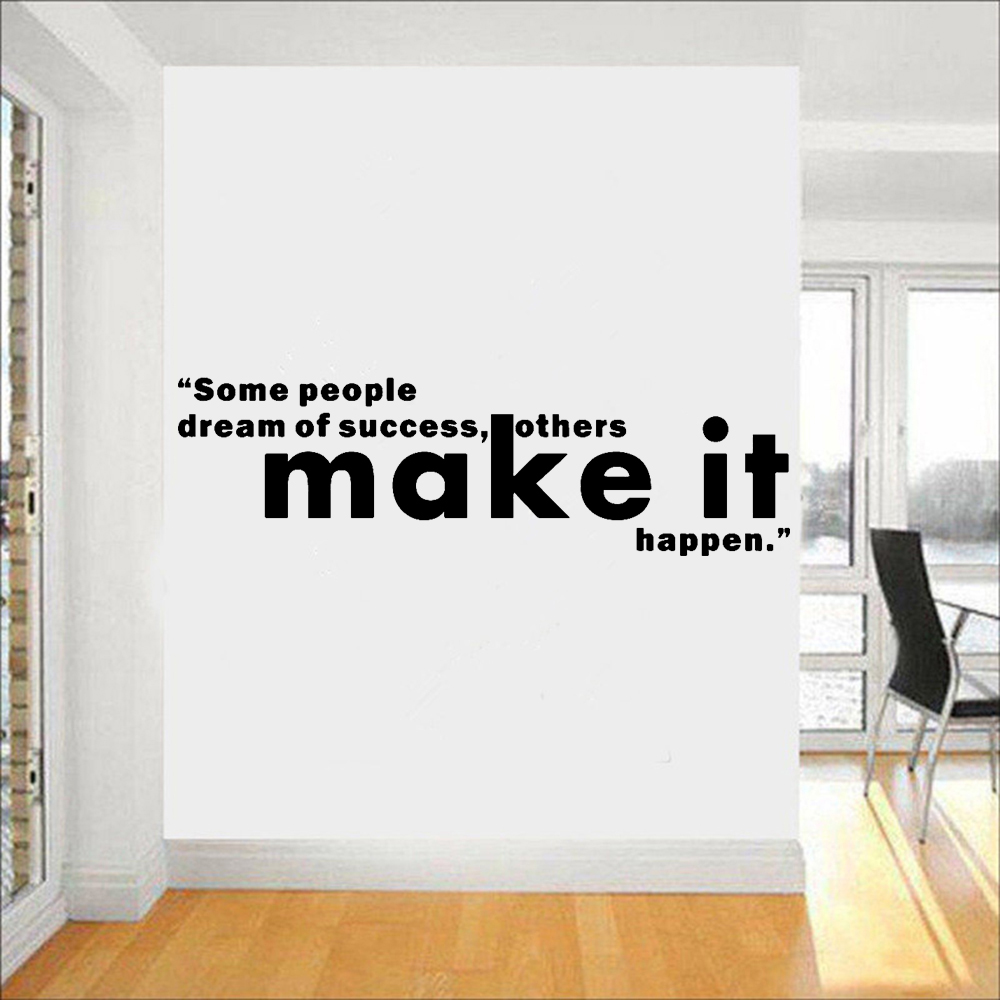 Office Furniture Company - Inspirational Sentences Wall Stickers For Office