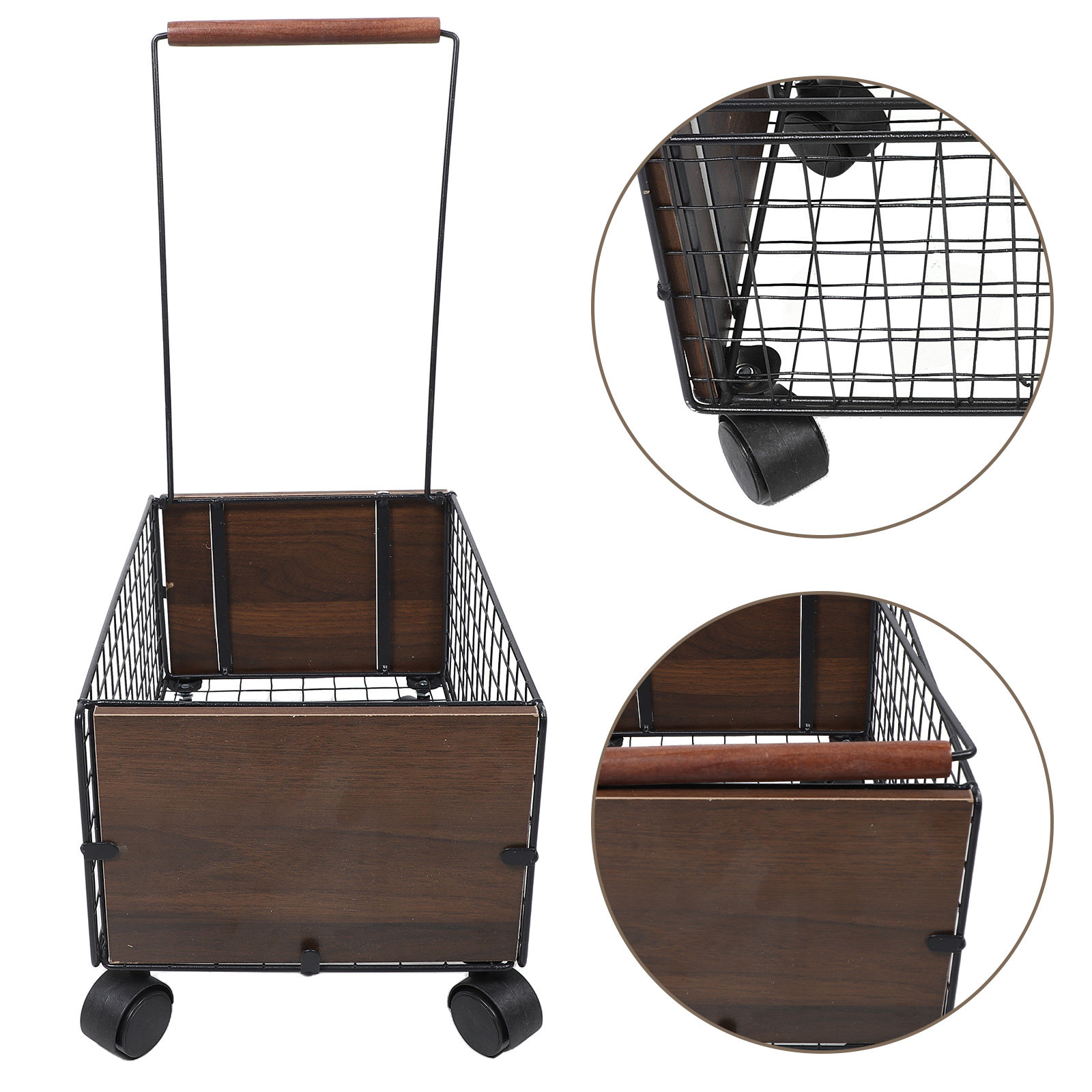 Book Cart Rolling - Mobile Book Cart Classroom Metal Library