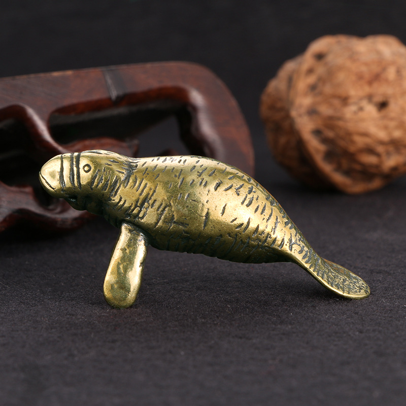 Brass Florida Manatee Decorati - Office Furniture Loft 评论和价格