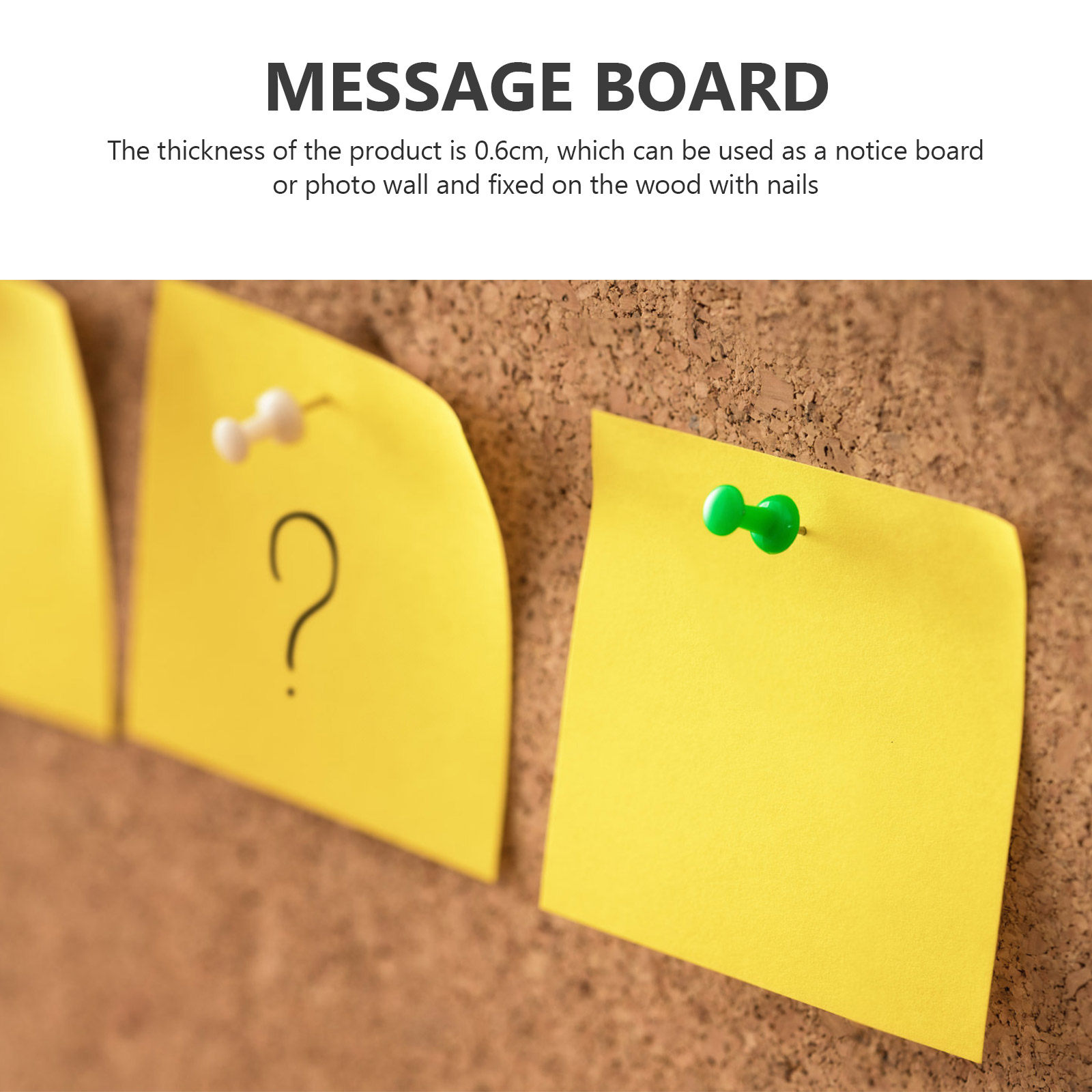 2Pcs Cork Boards Wood Message  - Bulletin Board Cork 评论和价格