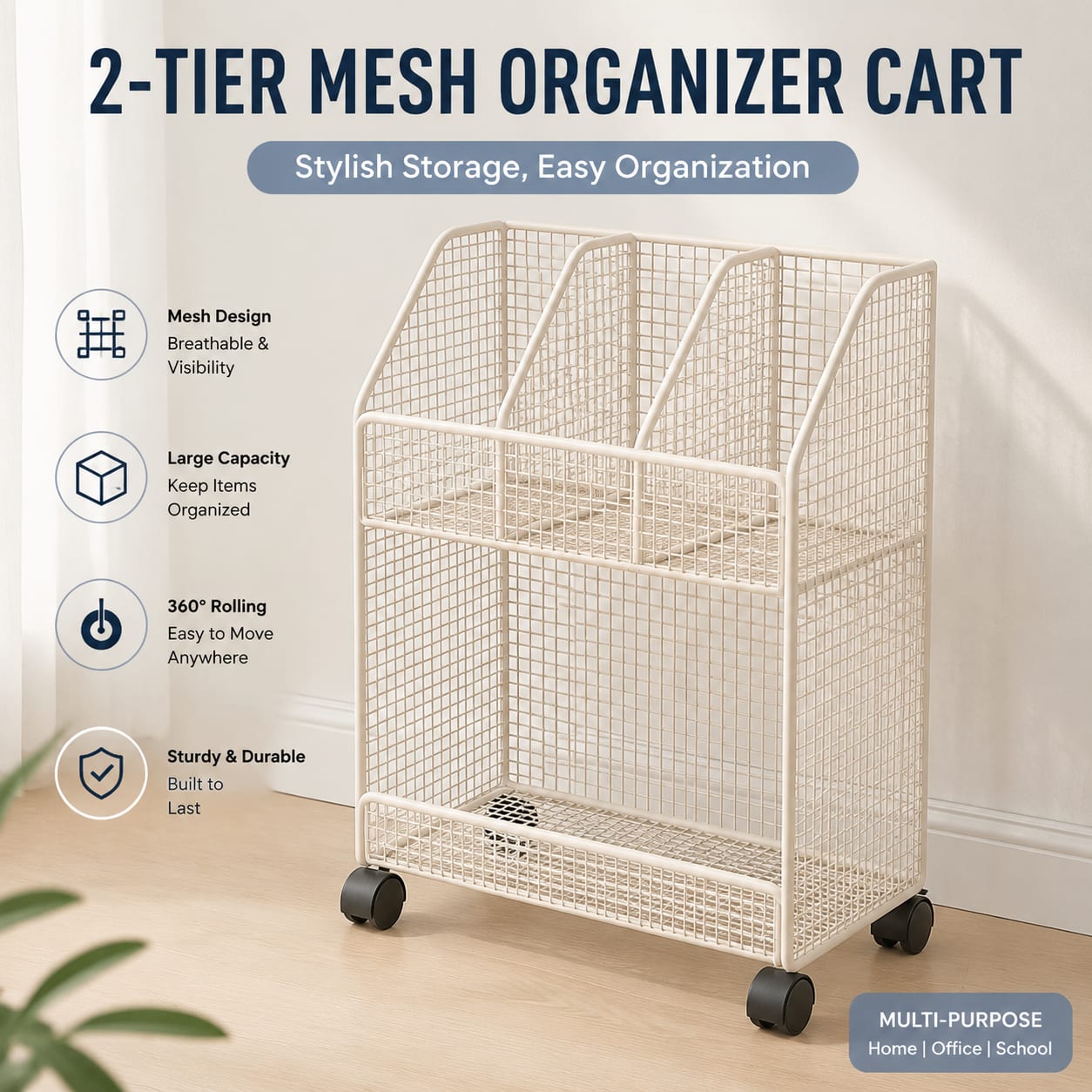 Mobile Rolling Book Cart with  - Book Cart Rolling 评论和价格