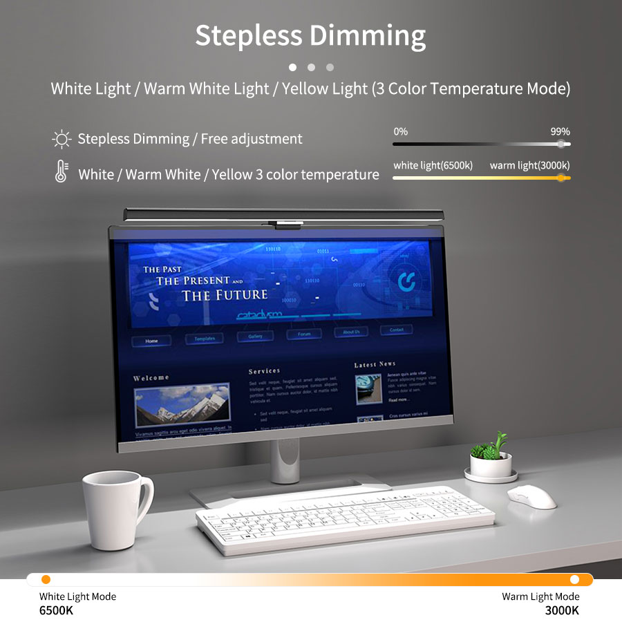 50cm LED Monitor Light Bar Scr - Office Furniture Design 评论和价格