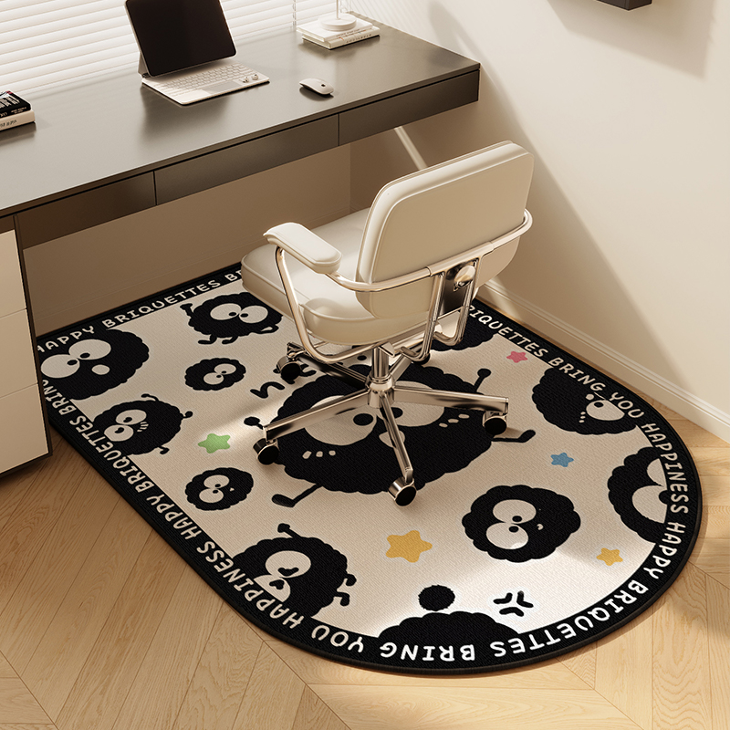 VIKAMA Children's Room Coal Ba - Chair Mat Hard Floor 评论和价格