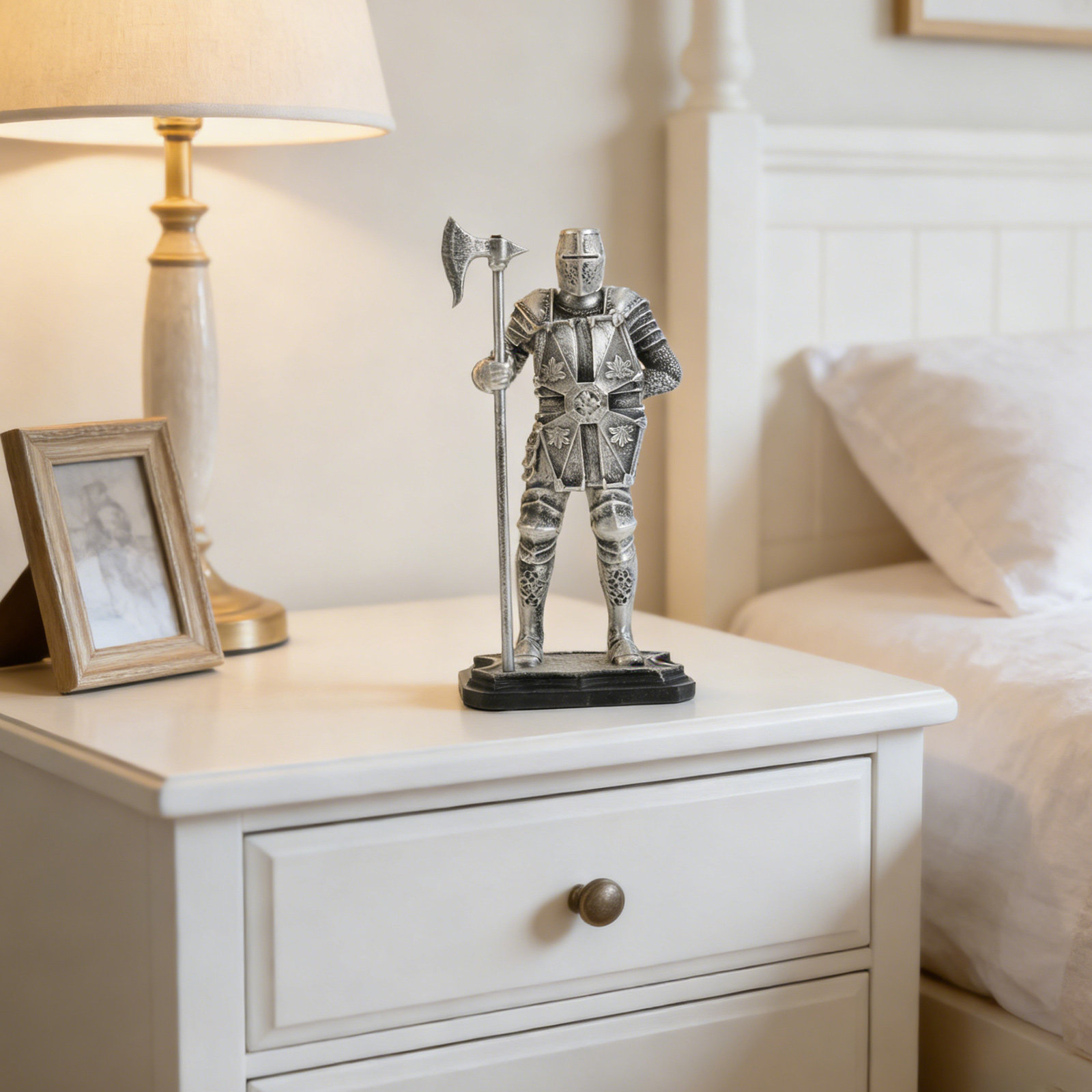 Medieval Knight Statue with Sh - Office Furniture Loft 评论和价格