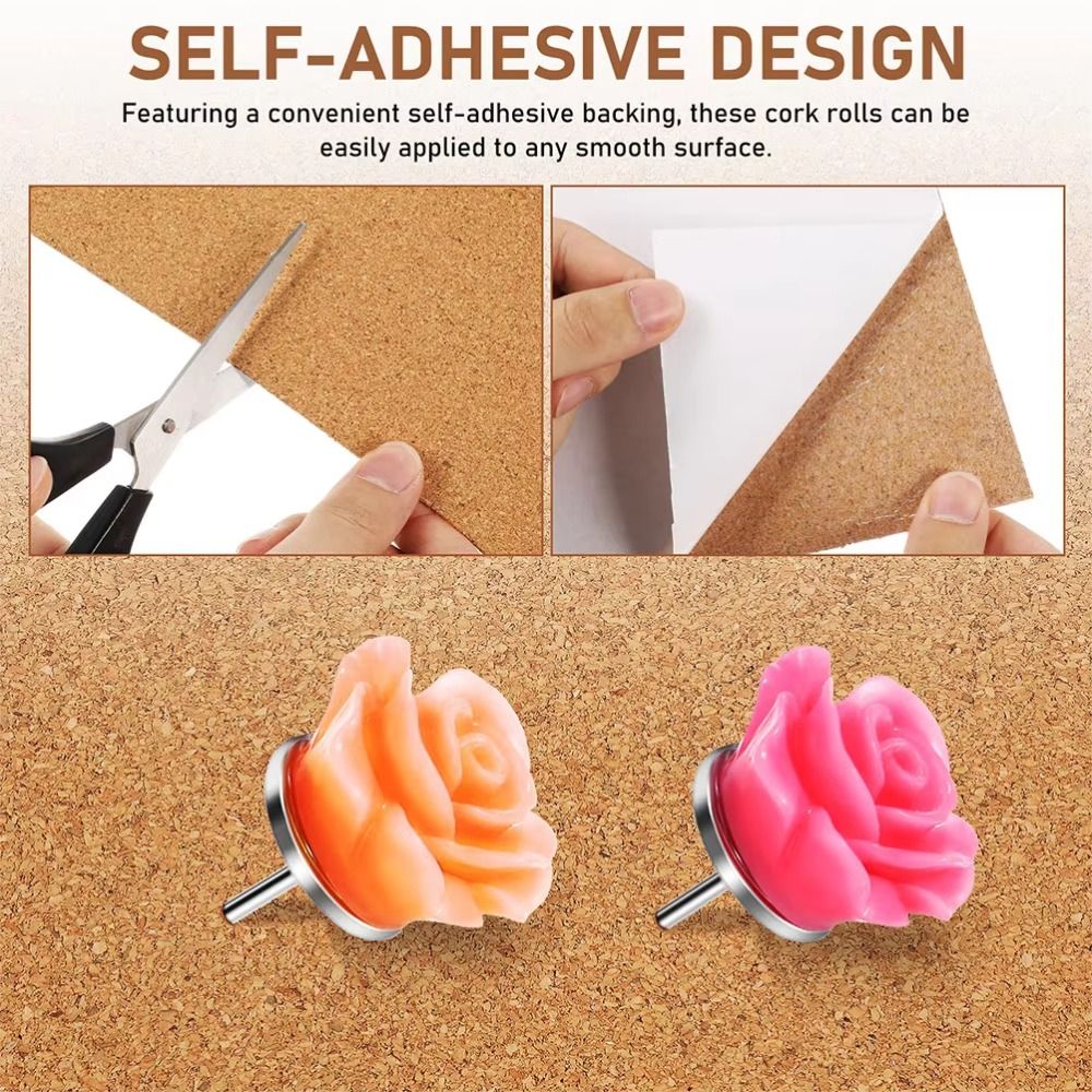 1m Self-Adhesive Cork Roll 2mm - Bulletin Board Cork 评论和价格