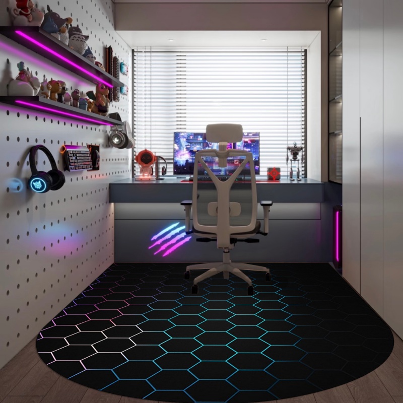 E-Sports Floor Mat Anti Slip S - Chair Mat Hard Floor 评论和价格