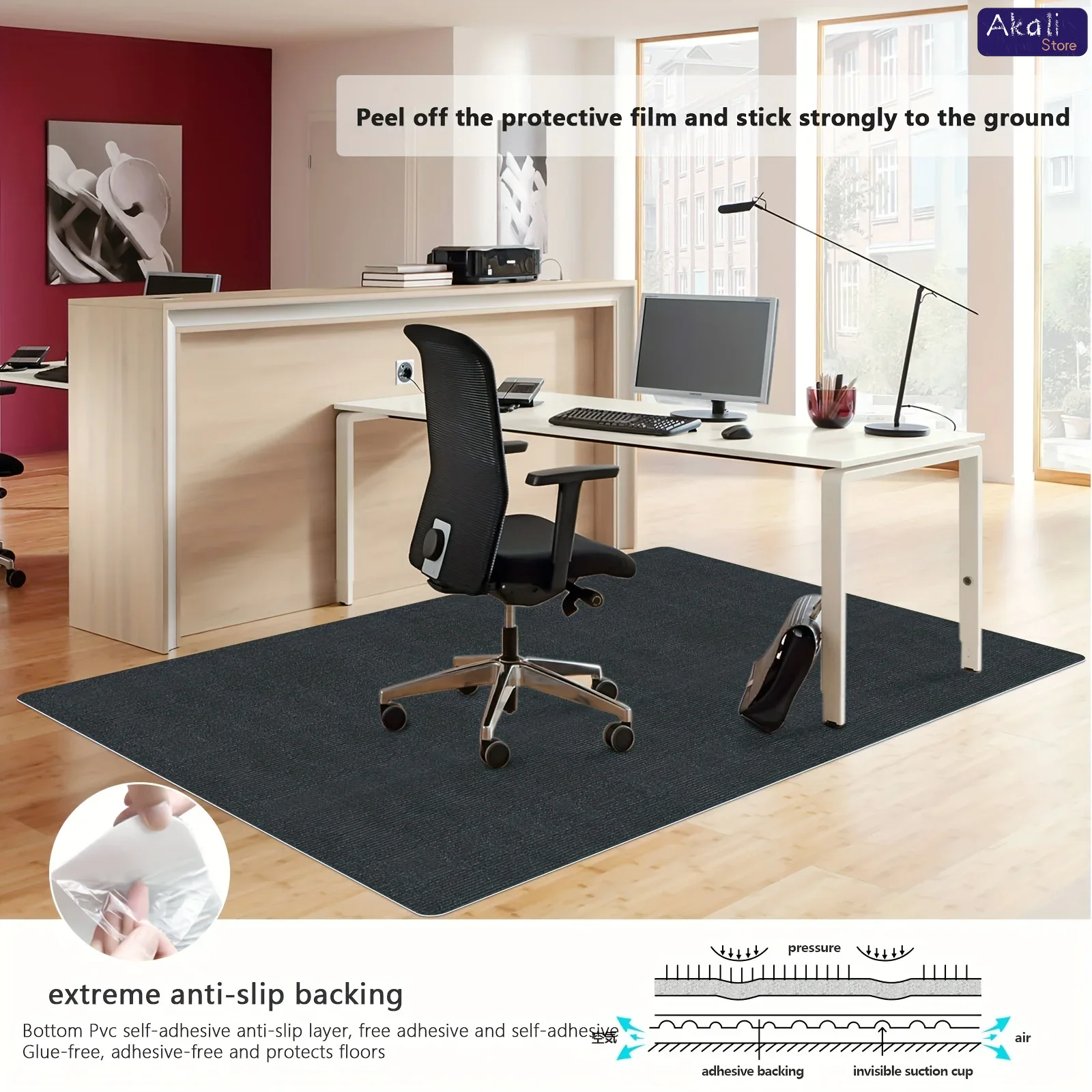 Large Size Office Chair Mat An - Chair Mat Hard Floor 评论和价格