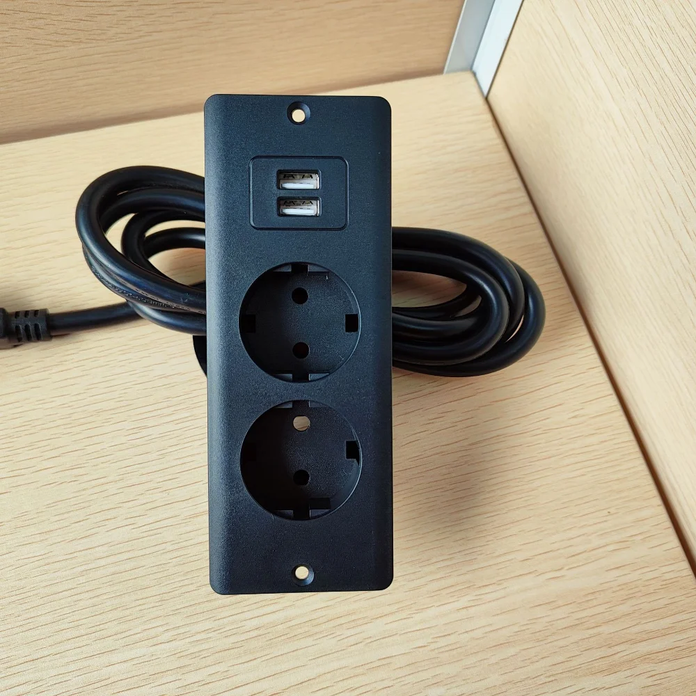 EU KR Table Recessed Sockets 2 - Office Furniture Manufacturers 评论和价格