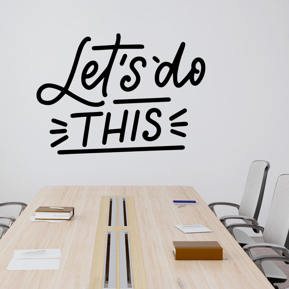 1pc Office Wall Decal Removabl - Office Furniture Removal 评论和价格