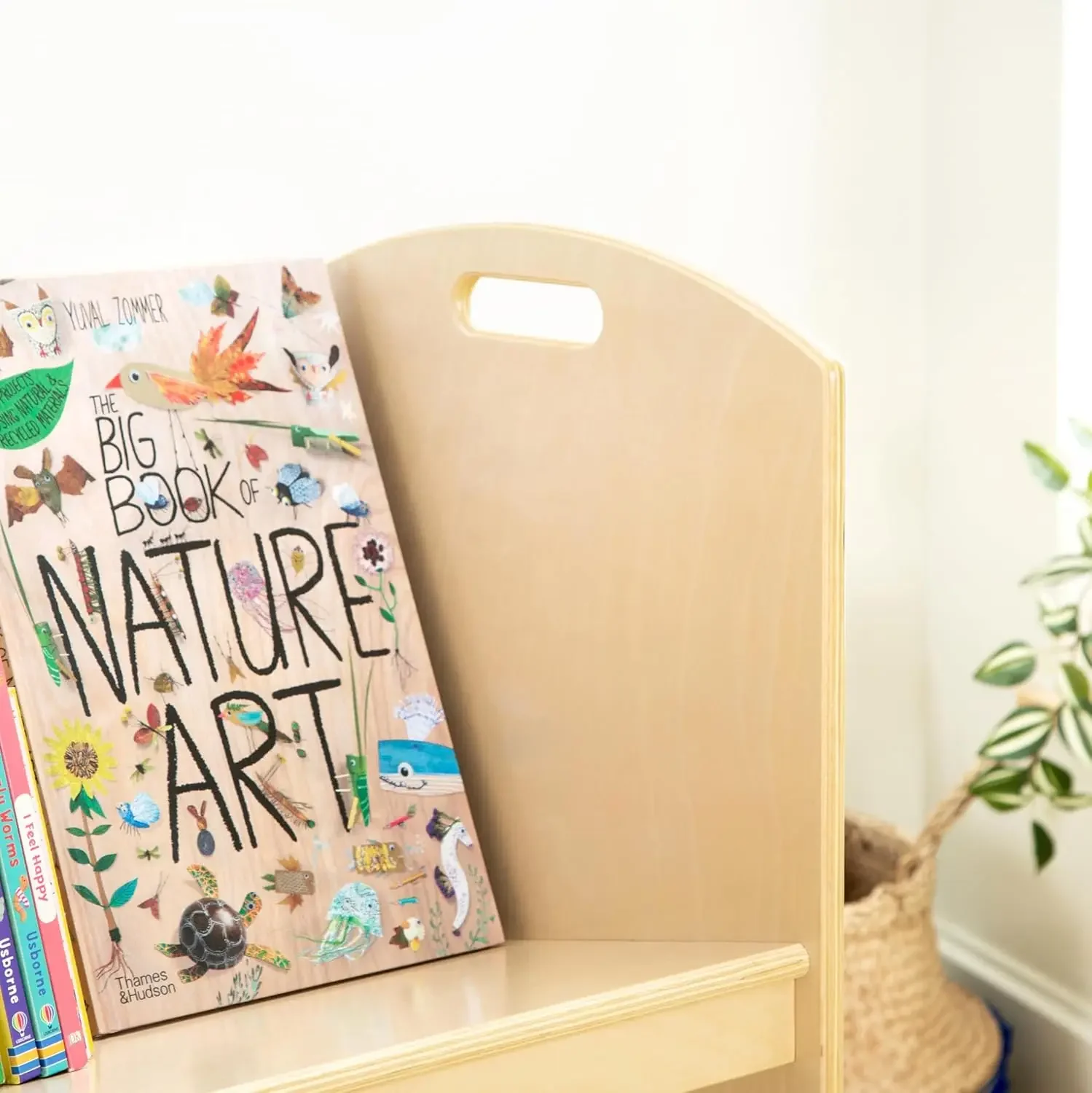 Kids Book Storage Cart - Natur - Book Cart Rolling 评论和价格